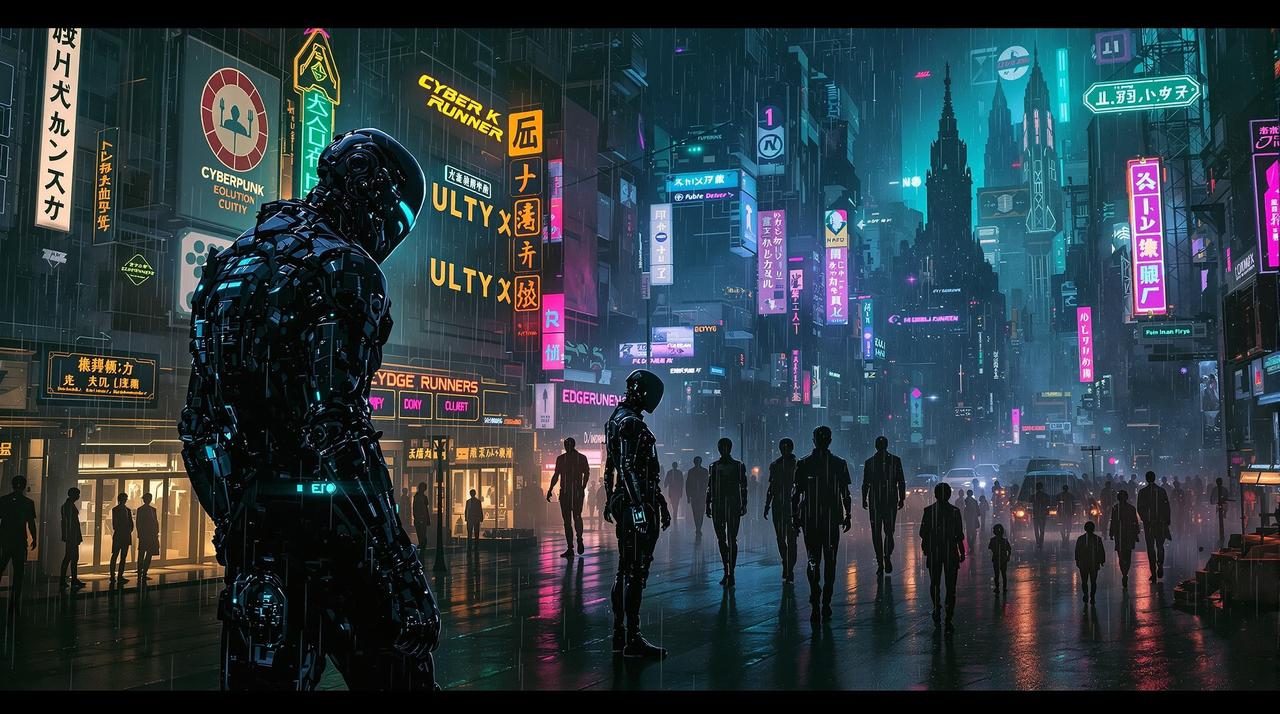同人动漫专题 - 赛博朋克四十年：从银翼杀手到边缘行者